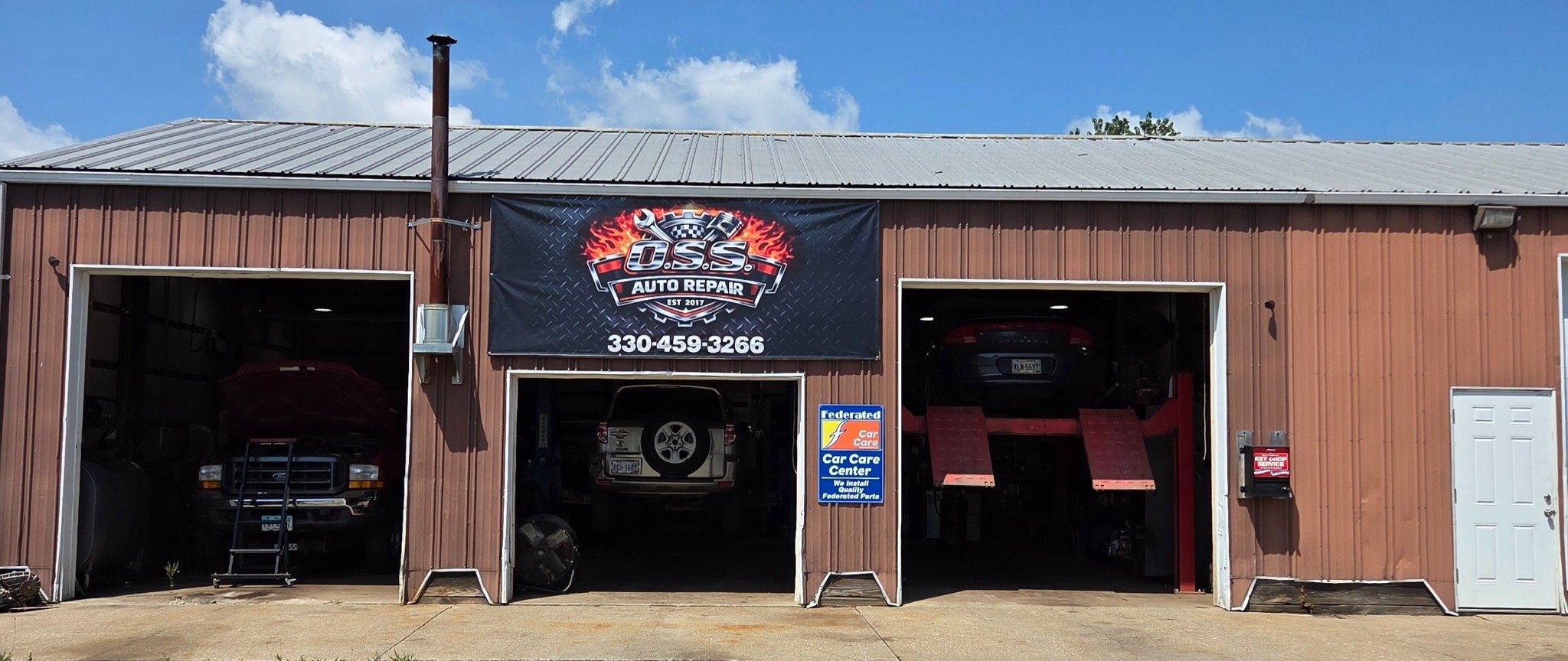 O.S.S Auto Repair storefront in Wadsworth Ohio